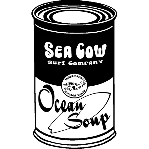 Sea Cow Surf Co X Ocean Soup Vinyl Decal